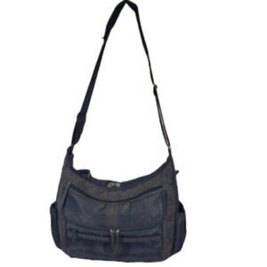 Lug Diaper Bag Grey Messenger Cross Body Carry All Gym Travel With Chang…